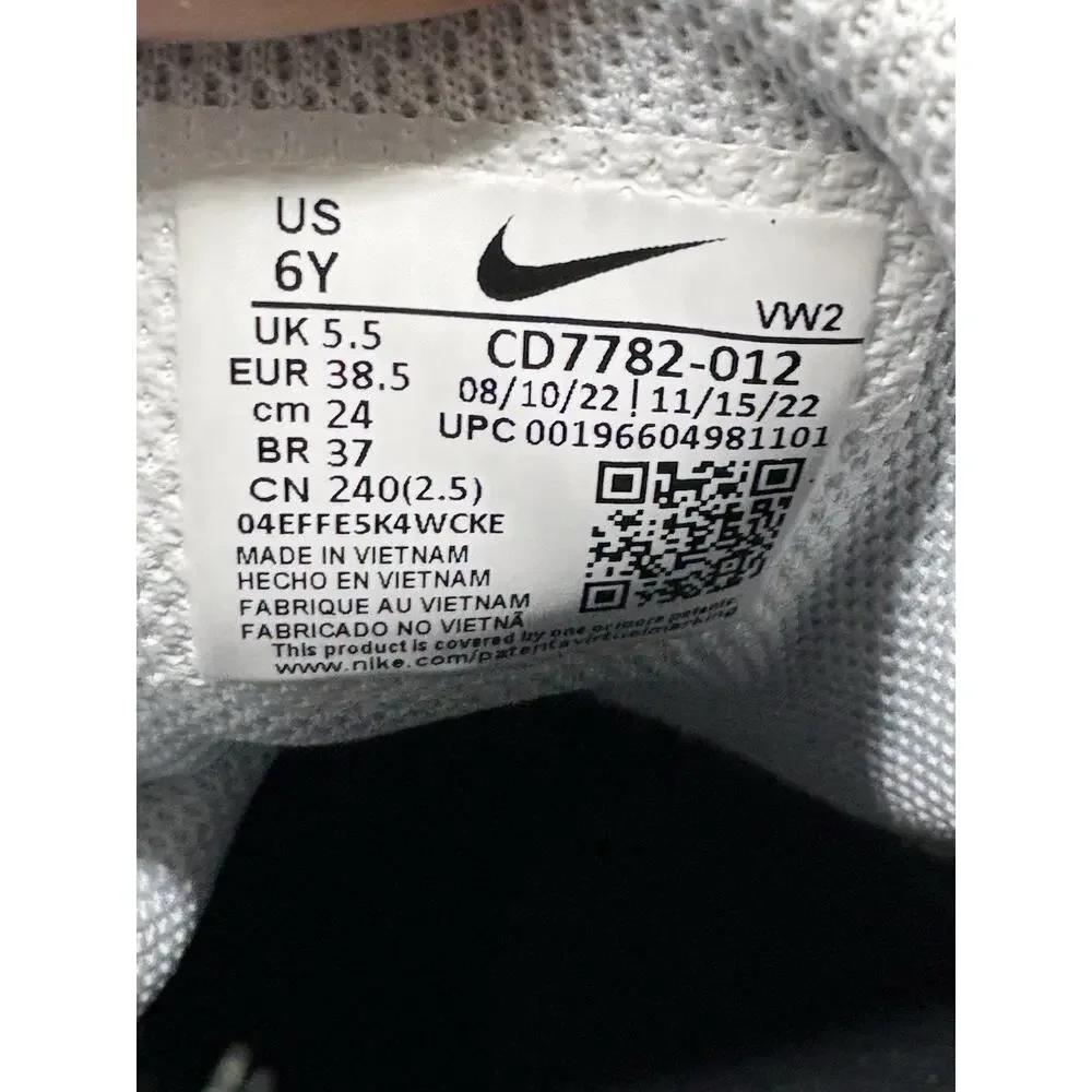 Nike Court Borough 2 Mid Sneakers Youth Size 6Y Womens 7.5 CD7782-012